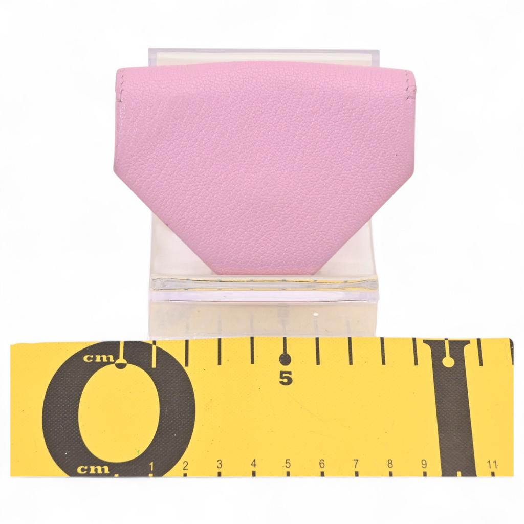 Auth Hermes Coin Case Le Vingt Quatre Chevres Pink He7825zz