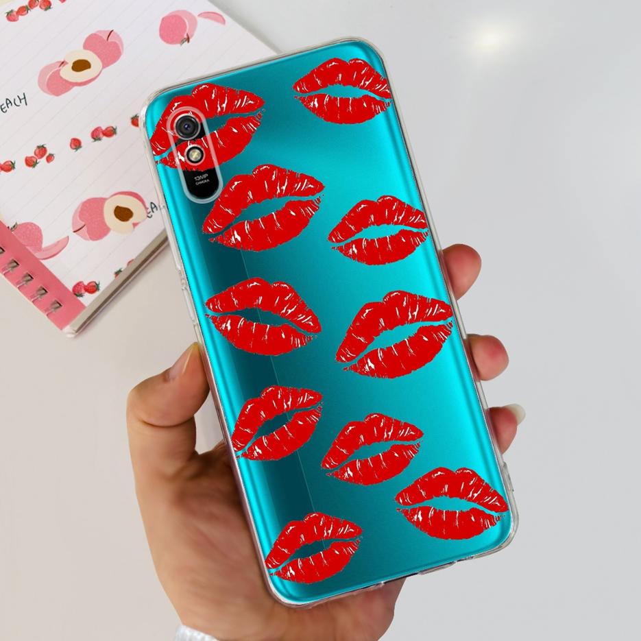 For Xiaomi Redmi 9A Case Redmi 9AT Stylish Painted Cover Clear Silicone Phone Case For Xiaomi Redmi 9A Sport Redmi9A T Soft Bags