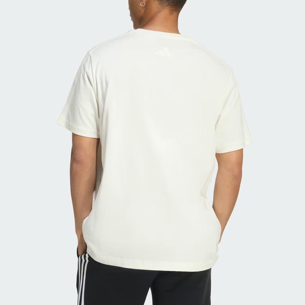 Adidas Round Neck Pullover Comfortable Sports Casual Short Sleeve T-Shirt Men Tops KB4845