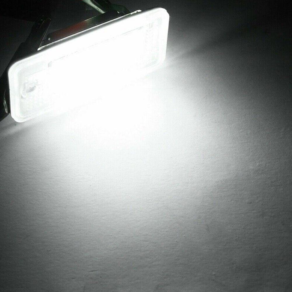 2pcs For Led Number Plate Light A3 A4 S4 Rs4 B6 B7 A6 Rs6 S6 C6 S5 Q7 A8 S8 Ultra-bright Error Free License Plate Lamp G9c6