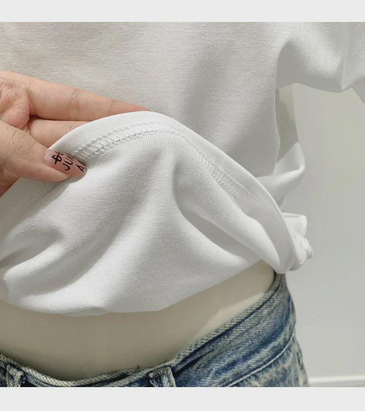 2024 Damen Sommer One-Shoulder Kurzarm Taillenbetonte Plissee-T-Shirts