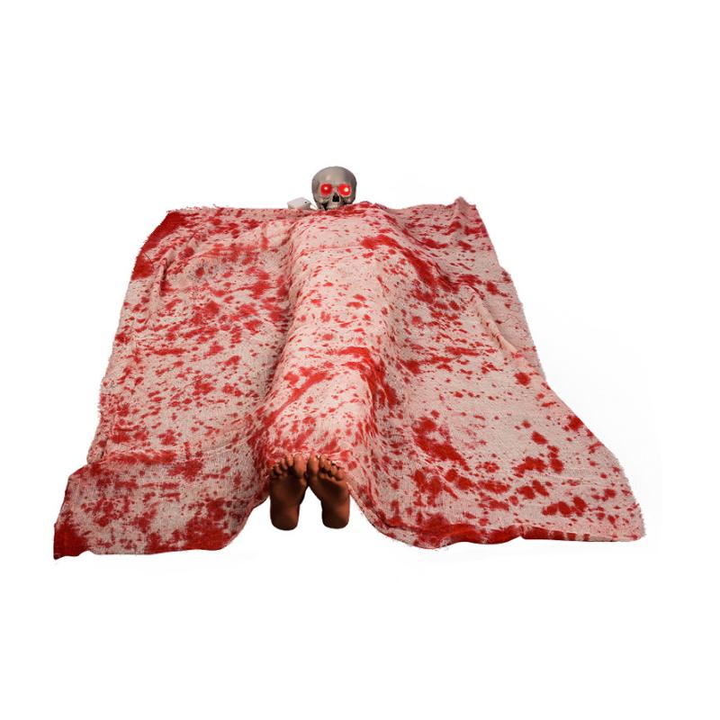 

Украшения на Хэллоуин Ужасы Голосовые трупы Кровавая ткань Лежащий труп Светящийся звук Поддельное человеческое тело Дом с привидениями Реквизит красный