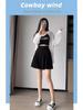 Women's High-Waisted Pleated Wide-Leg Shorts - 2024 Spring/Autumn Collection