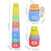 Children'S Educational And Early Education Cognitive Stacking Music, Interactive Leisure Competitive Speed Stacking Cup Toy Table Game