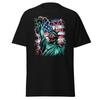 Rise of the Undead: Unearth the Horror with Our Zombie Statue of Liberty T-Shirt