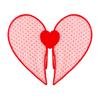 1pcs Valentine's Day Heart Wings Cosplay Party Stage Performance Festival Party Decoration Props