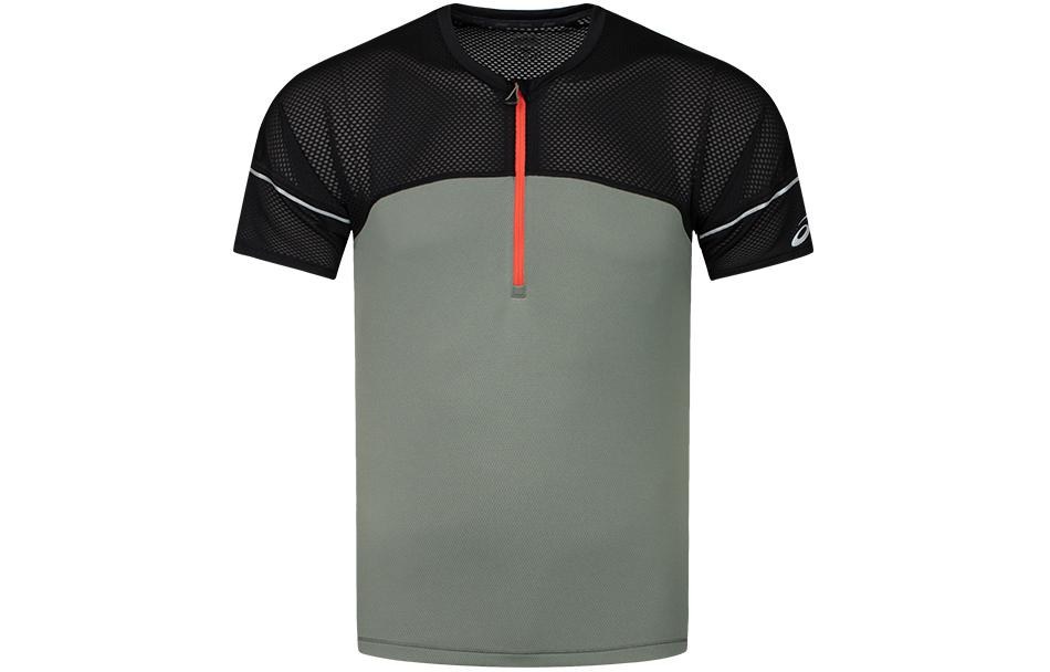 ASICS T Shirt Men s Army Green/Black 2011B895-300 XS