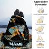Rugby Player Personalized Name Blanket Gift Customizable Blanket Warmthful Decor Great for Picnics Office Sofa Bedding Four Seasons Universal