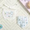 Pet Cute Dog Cotton Printed Small Bib Pet Saliva Towel Teddy Pomeranian Scarf Cat Jewelry Dog Supplies