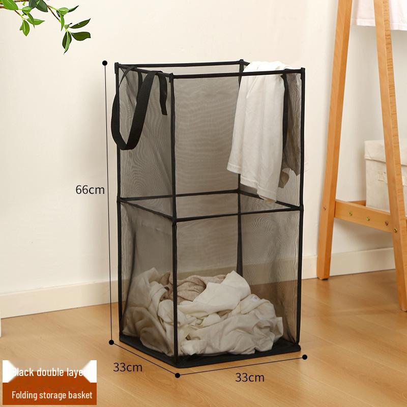 Foldable Multifunctional Laundry Basket for Bathroom
