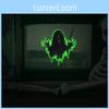 Light Halloween Green Ghost Pvc Wall Sticker Modern Minimalist Decoration Home