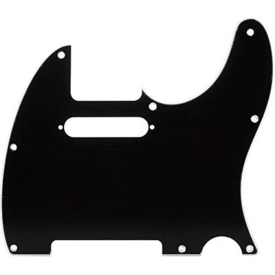 Fender Pickguard, Telecaster®, 8-Hole Mount, Black, 3-Ply