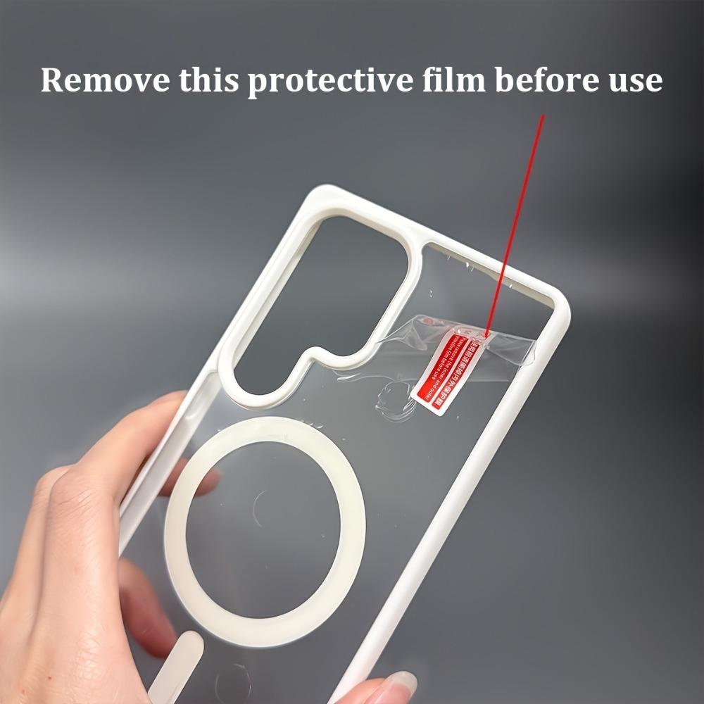 Transparent for Magsafe Magnetic Case For Samsung Galaxy S26 S25 S24 S23 S22 Plus Ultra FE Edge Wireless Charging Protect Cover