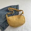 New Candy Color Waffle Art Student Versatile Simple Daily Women's Shoulder Crossbody Bag