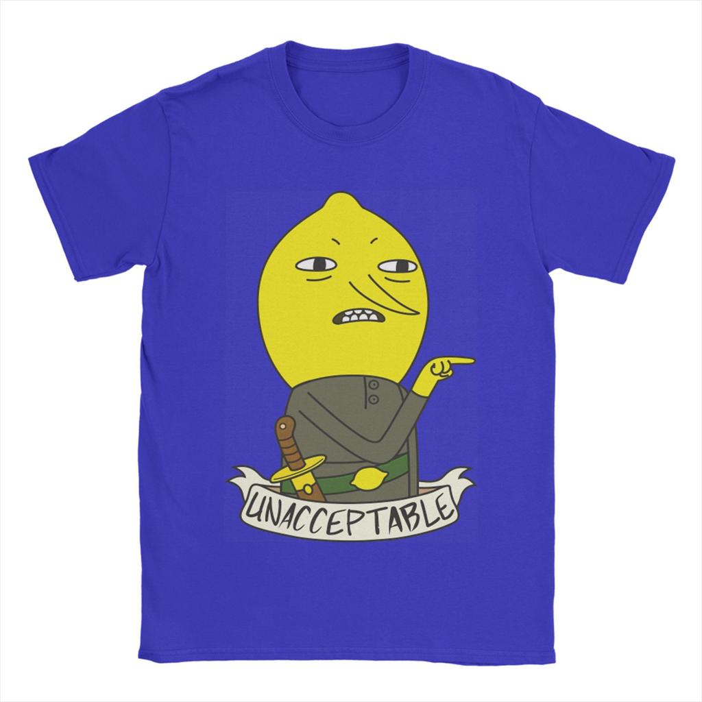Lemongrab Herren T-Shirt Neuheit T-Shirts Kurzarm Rundhals T-Shirt Baumwolle Übergröße Tops