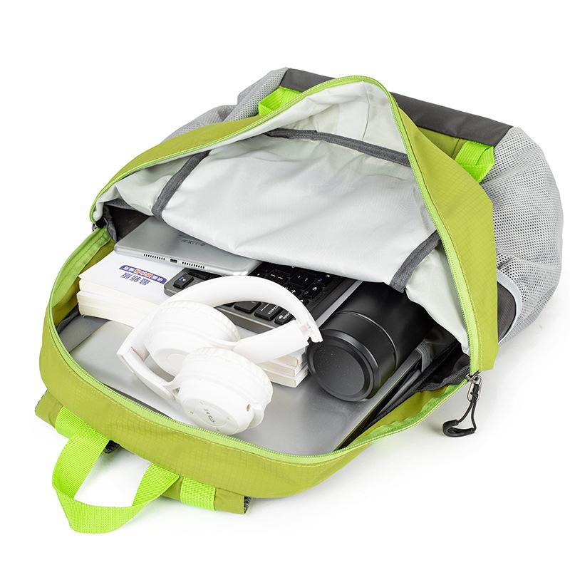 Schoolbag Outdoor Mountaineering Bag Lightweight Hiking Large Capacity Breathable Back Pad Cycling Backpack Wide Thickened Shoulder Strap Backpack