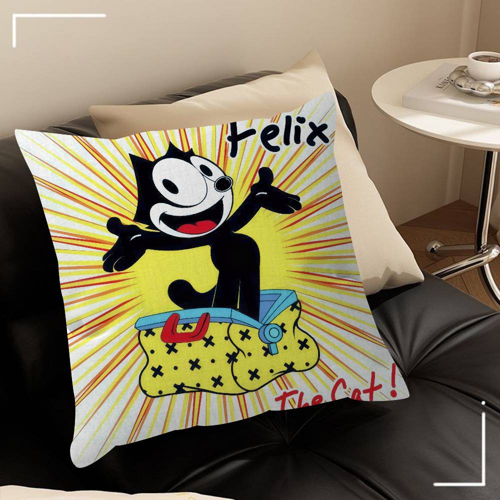 Pillowcases Home Bedding Decorative Pillow Cover Wedding Super Soft Pillow Case Movie F-Felix CLASSIC the Cat