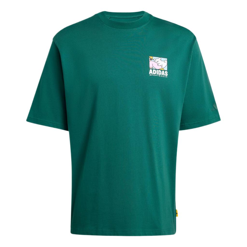 Adidas Animal Print Crew Neck T-Shirt Men tops KE4339