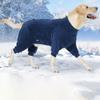 Thickened Winter Dog Jumpsuit Fullbody Dog Fleece Coat Practical Four Legged Dog Clothing  Garden
