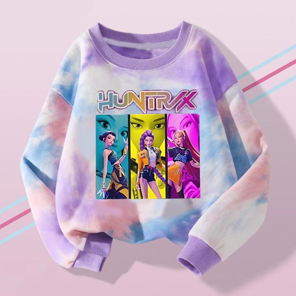 Children's Fashionable Casual Top Printed Pullover Sweatshirt