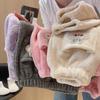 Koala Fleece Winter Colorful Girls' One-Piece Thickened Cashmere Silk Warm Long Pants