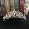 New Wedding Birthday Headband Headband Crown Baroque Rhinestone String Crystal Bridal Handmade Crown Accessories