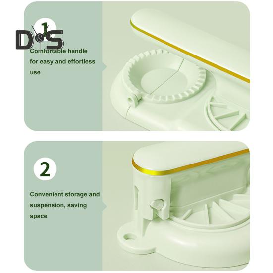 Výrobník knedlíků Přenosný multifunkční návod 2 v 1 pro rychlou výrobu knedlíků Empanada Výrobník knedlíků Lis na vaření v kuchyni