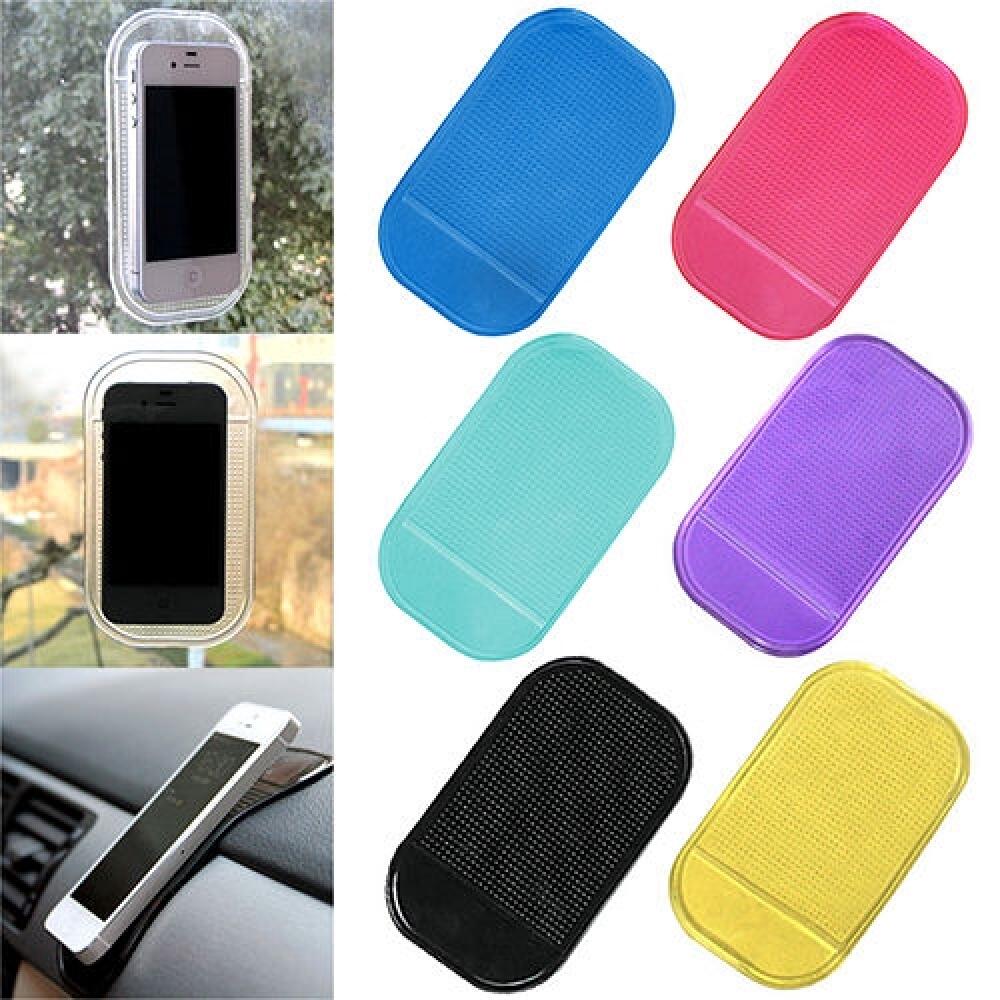 

1Pc Multi-functional Dashboard Storage Sticky Mat, Magic Silicone Anti-slip Design, For Car Phone Glasses Holder