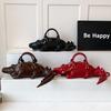 Handbag Shoulder Bag Small-scale Design Three-dimensional Crocodile Pattern Bag Crossbody Bag