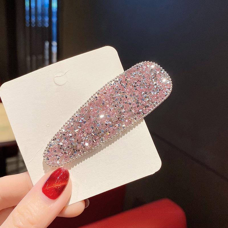 Beautiful Shiny Rhinestone Hairpins Creative Rectangular Hair Clips Woman's Hair Accessories
