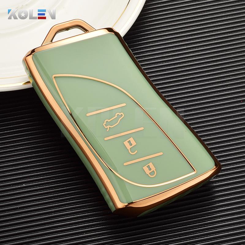 Fashion Tpu Car Remote Key Case Cover Shell Fob For Lexus Es Ux200 Ux250H Es300H Es350 Us200 Us260H Lx570 Protector Accessories