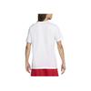 Nike Valentines Day Collection Letter Print Crew Neck T-Shirt Men Tops White FQ3780-100