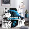 Godzi-lla Destruction Throws Blanket Flannel Blankets Plush for Couch Bed Gifts for Men Women Travel picnic blanket Christmas fan gifts