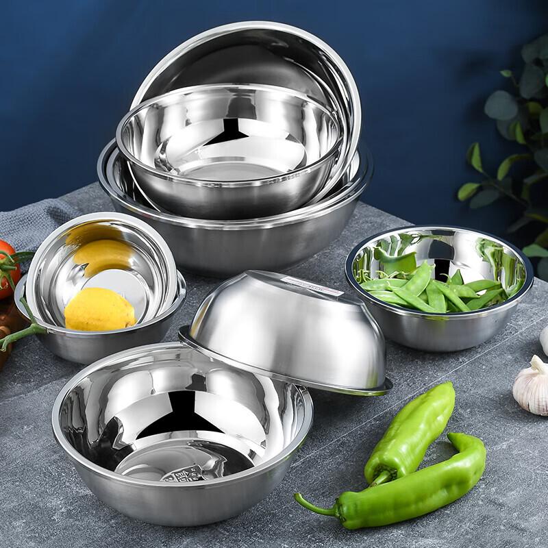 Shangheng 304 Stainless Steel Mixing Bowl Set