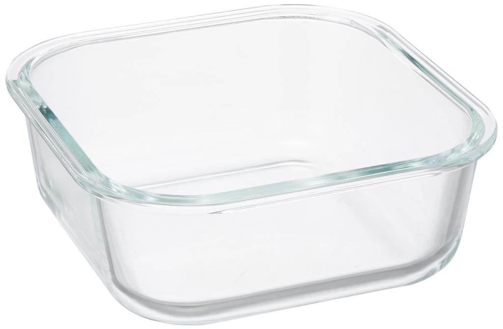 Wahei Freiz Microwave and Oven Safe Glass 300ml X 510ml X 800ml X and 1100ml X Resh Heat-Resistant Containers, 4, 3, 2, 2, ME-7404