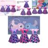 New Arrival Girls' Star Baby Stidi Dress A-line Dress With Flying Sleeves