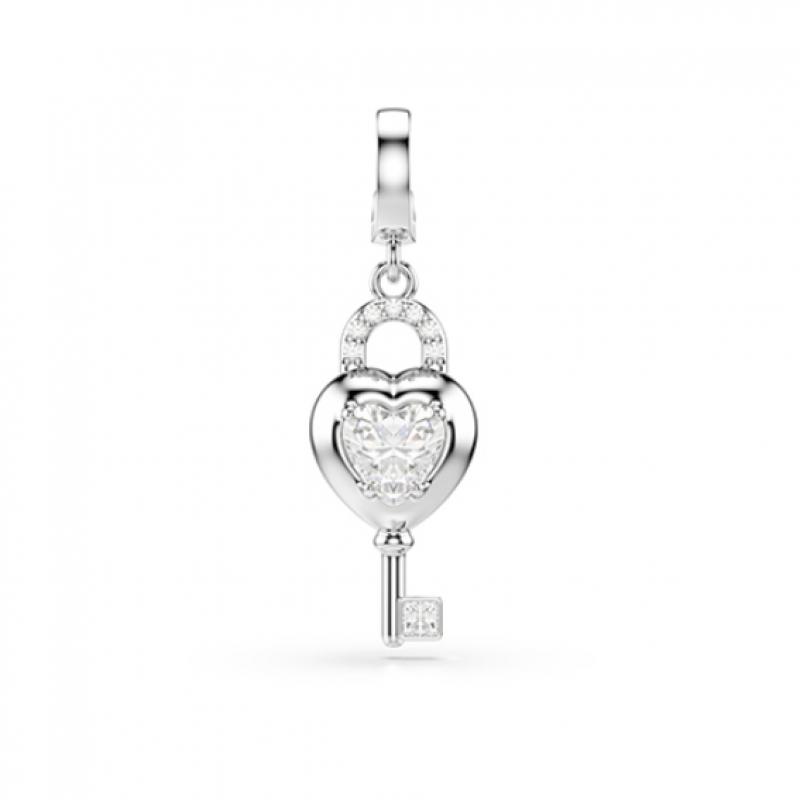 Swarovski Idyllia Charm Heart With Key Charm 5742957