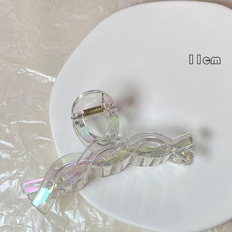 Women Hair Claw Korean Style Transparent Plastic Headband Hairpins Ponytail Claw Clip Crab Hair Accessories Headwear