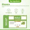 Multani Aloe Vera Bath Soap Bar 125 g Pack of 5PCS Natural Handmade Herbal Cleansing Soap For Deep Hydration All Skin Type
