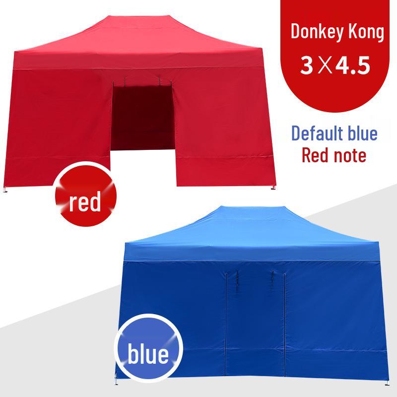 Large Telescopic Outdoor Advertising Tent: Folding Rainproof Canopy and Sunshade with Four-Legged Design