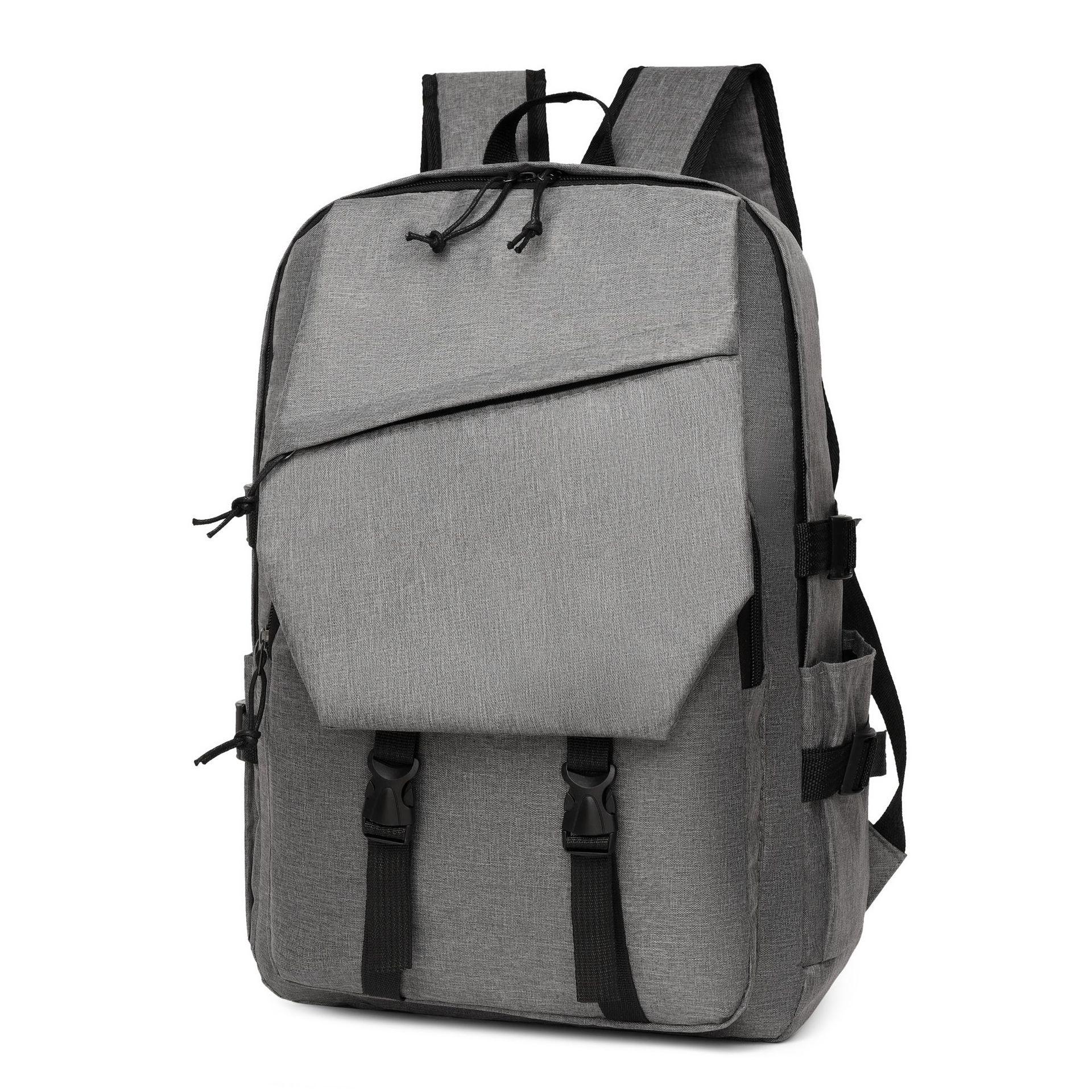 

Large Capacity Laptop Travel Backpack - Casual and Stylish for Students серый