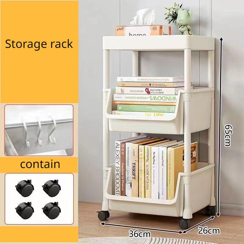 Мобильный стеллаж для хранения, стеллаж для книг и газет, стеллаж для закусок и прочего, напольный стеллаж для хранения