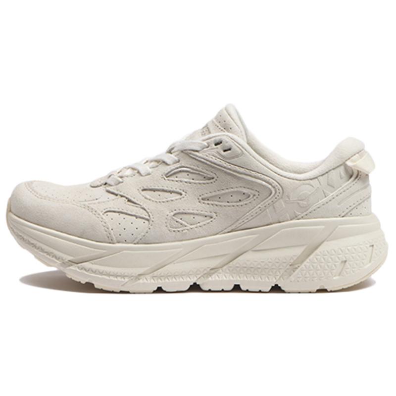 

HOKA ONE ONE Clifton L Suede Eggnog All Gender Sneakers 1122571-EEGG 42.5