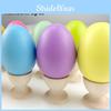 Resemble Real Eggs Easter Decoration And Diy Painting Toy 6cm Colorful Plastic Egg Shell