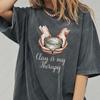Keramikkünstler Baumwoll-T-Shirt Ton ist meine Therapie Töpfergeschenk Retro Radwurf Handgemachte Keramik Fans Rundhals Bedruckte Oberteile