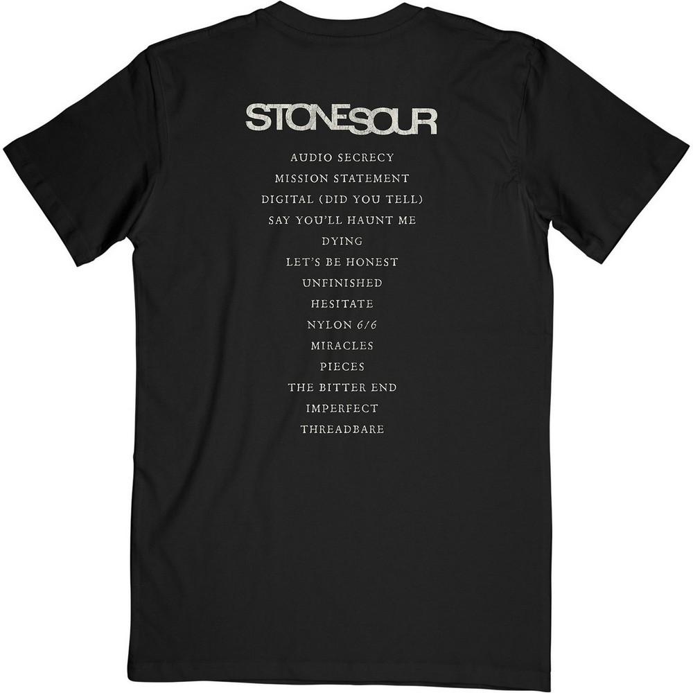 Stone Sour Unisex Adult Audio Secrecy Square T-Shirt