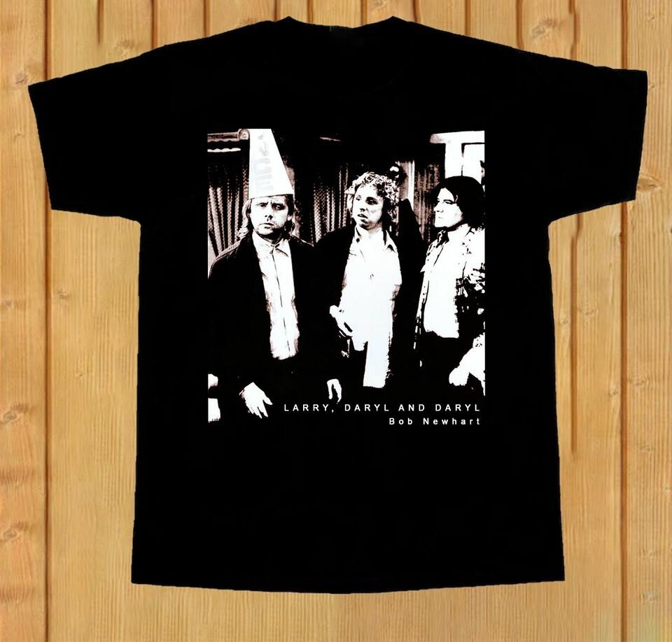 

Bob Newhart Larry Darryl and Darryl Poster Short Sleeve Unisex TShirt UU449 Unisex T-Shirt XXXXL