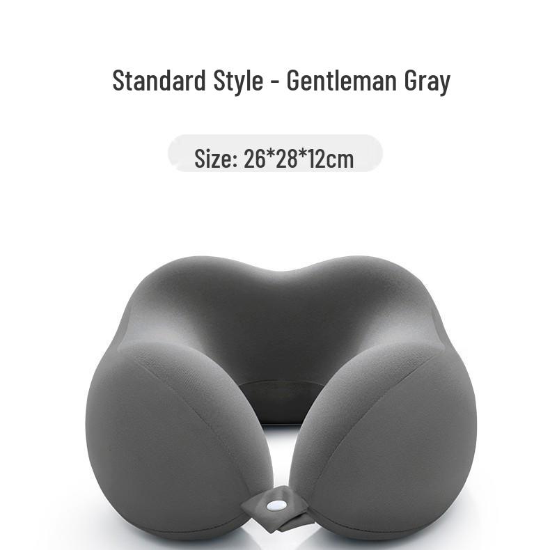 U-förmiges Reise-Nackenkissen aus Memory-Schaum für Flugzeug und zervikale Unterstützung