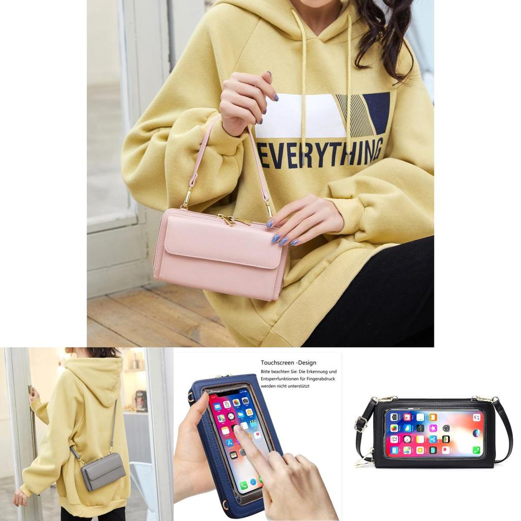 Rfid Wallet Phone Purse With Zipper Closure For Womens Daytoday Carry