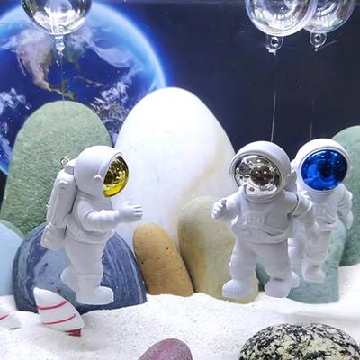 Aquarium Decoration Accessories Unique Floating Astronaut  Figure Ornaments Aquarium Fish Tank Astronaut Decor Accessories